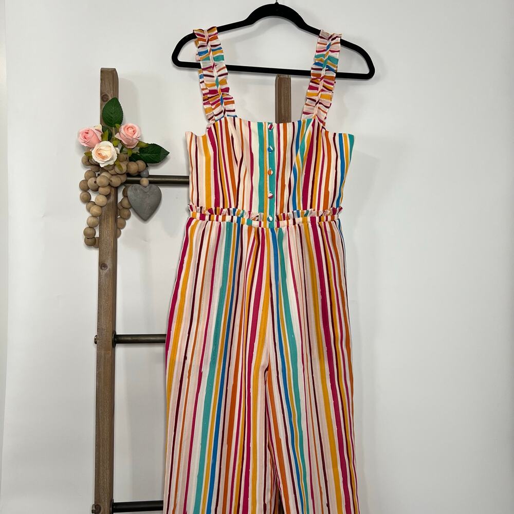 TulaRosa Eugenie Jumpsuit Multicolor Size‎ Small - Picture 2 of 9